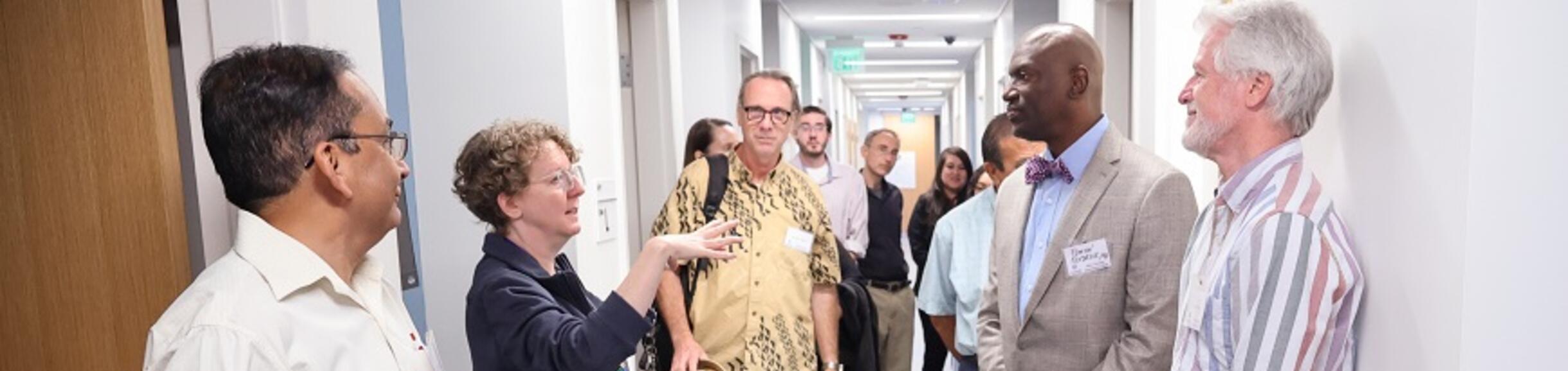 Clinical faculty on a tour of the CSPC