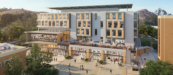 SOM Ed Building Courtyard