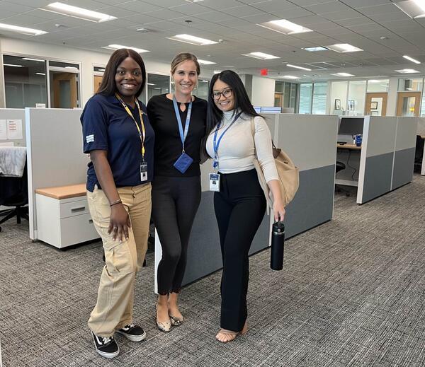 three members of the fellowship program