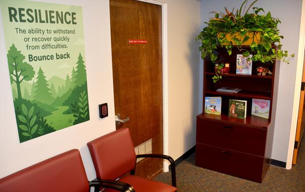 psychiatry office waiting room