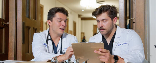 students working together