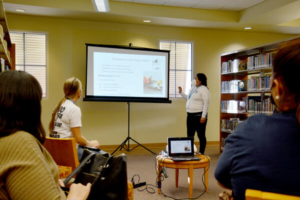 presenting at the Mecca Library